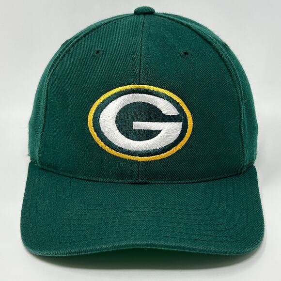 Vintage 90s Green Bay Packers Hat Cap American Needle Football Snapback Green - Picture 11 of 11